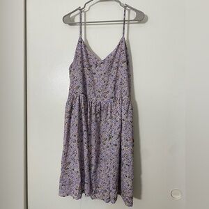Light purple SHEIN dress with white flowers size 2XL